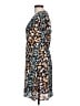 Blue Rain 100% Polyester Print Teal Cocktail Dress Size L - photo 5
