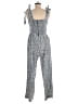 Francesca's Tweed Blue Jumpsuit Size M - photo 2