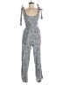 Francesca's Tweed Blue Jumpsuit Size M - photo 1