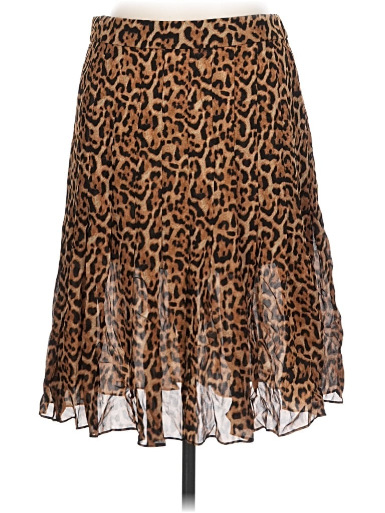 Pre-owned J.crew Collection Casual Skirt In Brown
