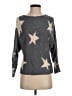 Chelsea & Theodore Stars Gray Pullover Sweater Size XS - photo 1
