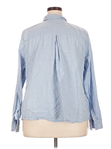 Crown & Ivy Long Sleeve Button-Down Shirt (view 2)