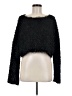 Glam 100% Polyester Black Pullover Sweater Size M - photo 1