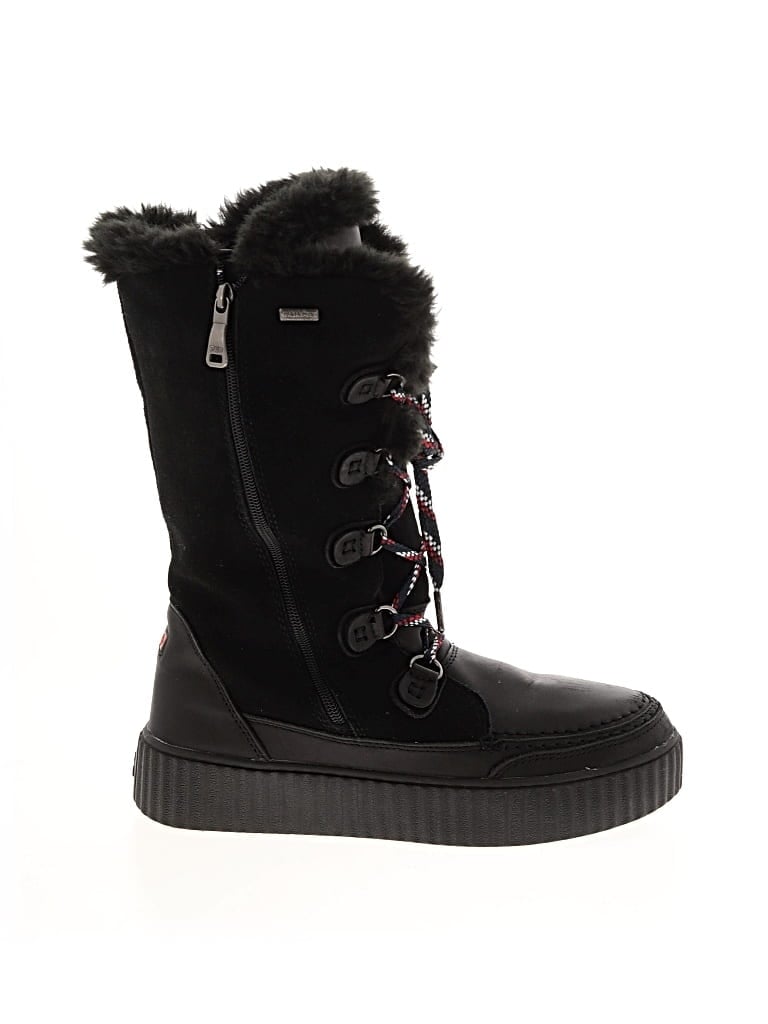 Pre-owned Pajar Boots In Black
