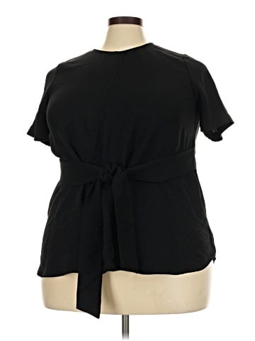 Jessica London Short Sleeve Blouse (view 1)