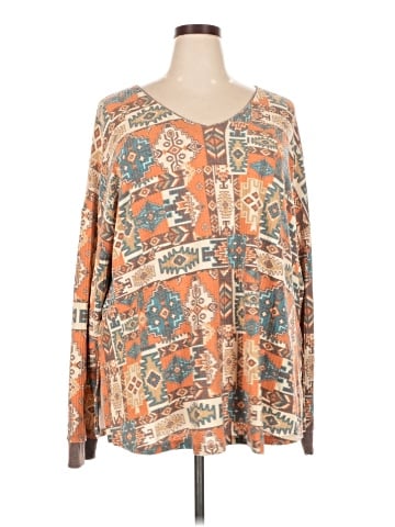 Cato Long Sleeve Henley (view 1)