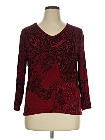 Travelers by Chico's 3/4 Sleeve T-Shirt (view 1)