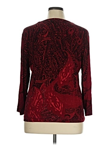 Travelers by Chico's 3/4 Sleeve T-Shirt (view 2)