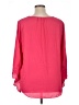 Cato 100% Polyester Pink 3/4 Sleeve Blouse Size XL - photo 2