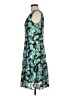 Perceptions 100% Polyester Paisley Teal Cocktail Dress Size 8 - photo 5