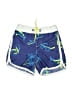 Mini Boden 100% Polyester Tropical Blue Board Shorts Size 3 - 4 - photo 1
