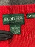 IZOD Argyle Red Sweater Vest Size S - photo 7