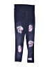 Justice Floral Blue Active Pants Size 12 - photo 1