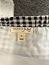 Maison Jules 100% Polyester Checkered-gingham Black Casual Skirt Size XL - photo 4