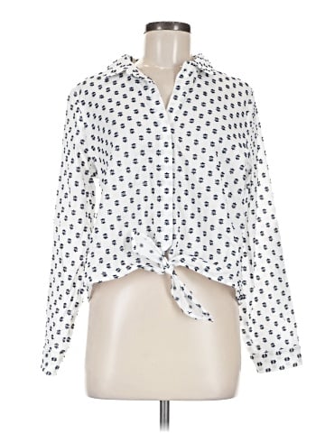 Pale Sky Long Sleeve Blouse (view 1)