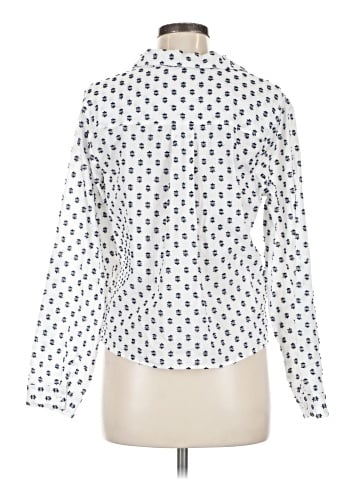 Pale Sky Long Sleeve Blouse (view 2)