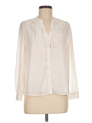 J.Crew Factory Store Long Sleeve Blouse (view 1)