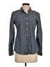 Gap 100% Cotton Gray Long Sleeve Button-Down Shirt Size S - photo 1