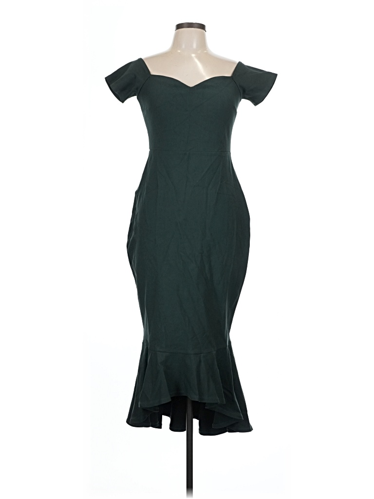 Pre-owned Lulus Cocktail Dress In Green