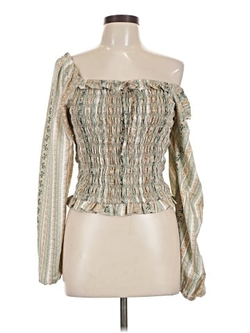 Derek Heart Long Sleeve Blouse (view 1)