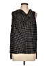 BCBGMAXAZRIA 100% Polyester Black Sleeveless Blouse Size L - photo 1