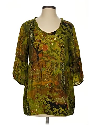 Tianello 3/4 Sleeve Blouse (view 1)