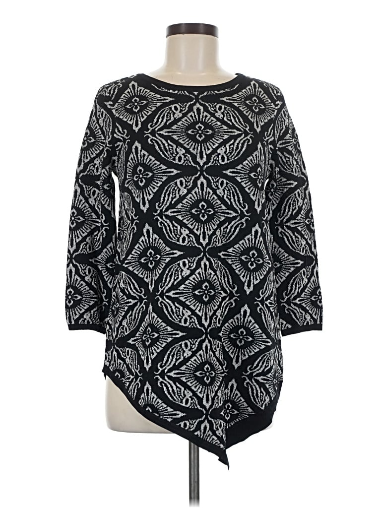 Pre-owned Joan Vass Pullover Sweater In Black