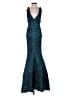 Cache Teal Cocktail Dress Size 2 - photo 1