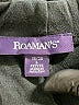 Roaman's Solid Black Track Pants Size 18 Petite (L) - photo 4