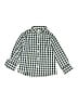 Crewcuts Outlet Checkered-gingham Blue Long Sleeve Button-Down Shirt Size 3 - photo 1