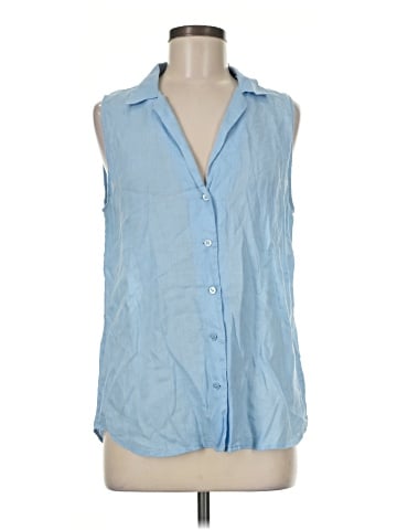 Equipment Sleeveless Button-Down Shirt (view 1)