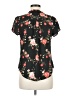 41Hawthorn 100% Polyester Floral Black Short Sleeve Blouse Size XS - photo 2