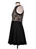 Francesca's 100% Polyester Floral Black Cocktail Dress Size S - photo 5