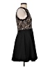 Francesca's 100% Polyester Floral Black Cocktail Dress Size S - photo 4
