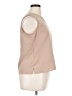 Notations 100% Polyester Tan Sleeveless Blouse Size XL - photo 4