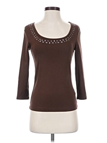 Chico's 3/4 Sleeve T-Shirt (view 1)