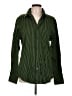 Express Stripes Green Long Sleeve Button-Down Shirt Size L - photo 1