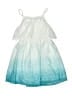 Youngland 100% Polyester Tie-dye Teal Dress Size 6 - photo 2