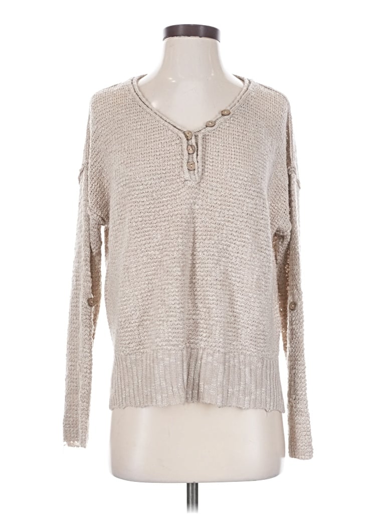 Pre-owned Umgee Pullover Sweater In Tan