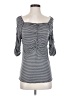 Max Studio Gray 3/4 Sleeve Top Size S - photo 1