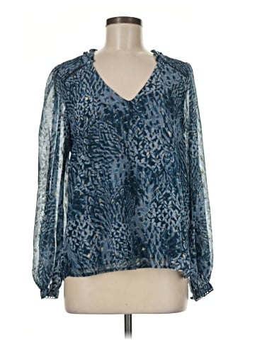 Aqua Long Sleeve T-Shirt (view 1)