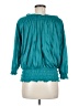 Allison Brittney 100% Polyester Teal 3/4 Sleeve Blouse Size M - photo 2