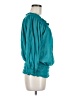 Allison Brittney 100% Polyester Teal 3/4 Sleeve Blouse Size M - photo 4