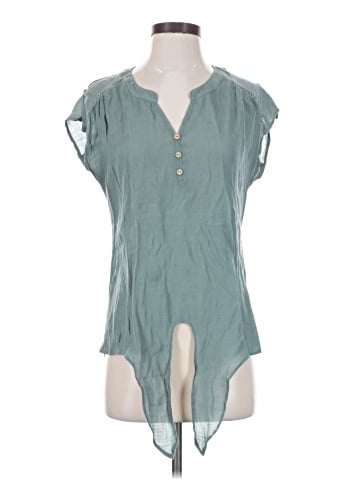 Perseption Concept Short Sleeve Blouse (view 1)
