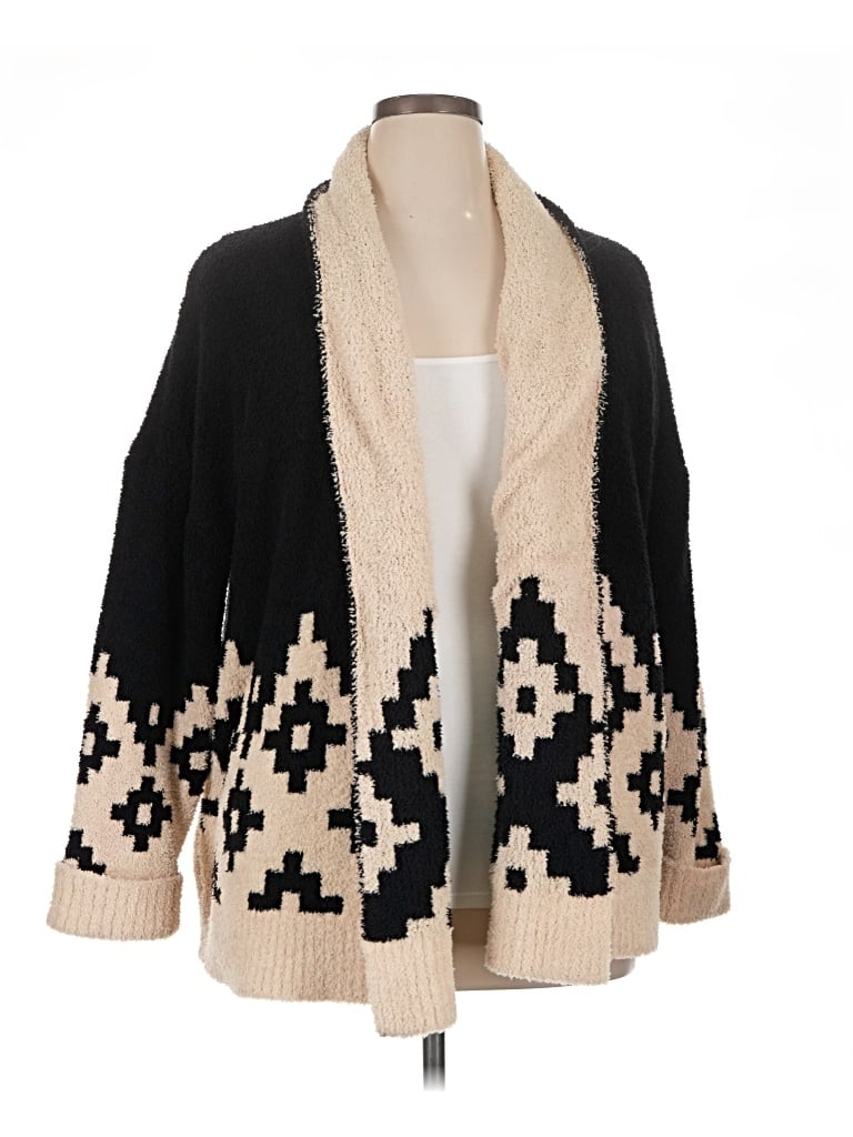 Pre-owned Knox Rose Cardigan Sweater In Black