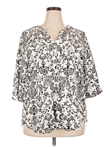 Cathy Daniels 3/4 Sleeve Blouse (view 1)