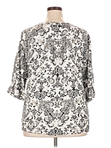 Cathy Daniels 3/4 Sleeve Blouse (view 2)
