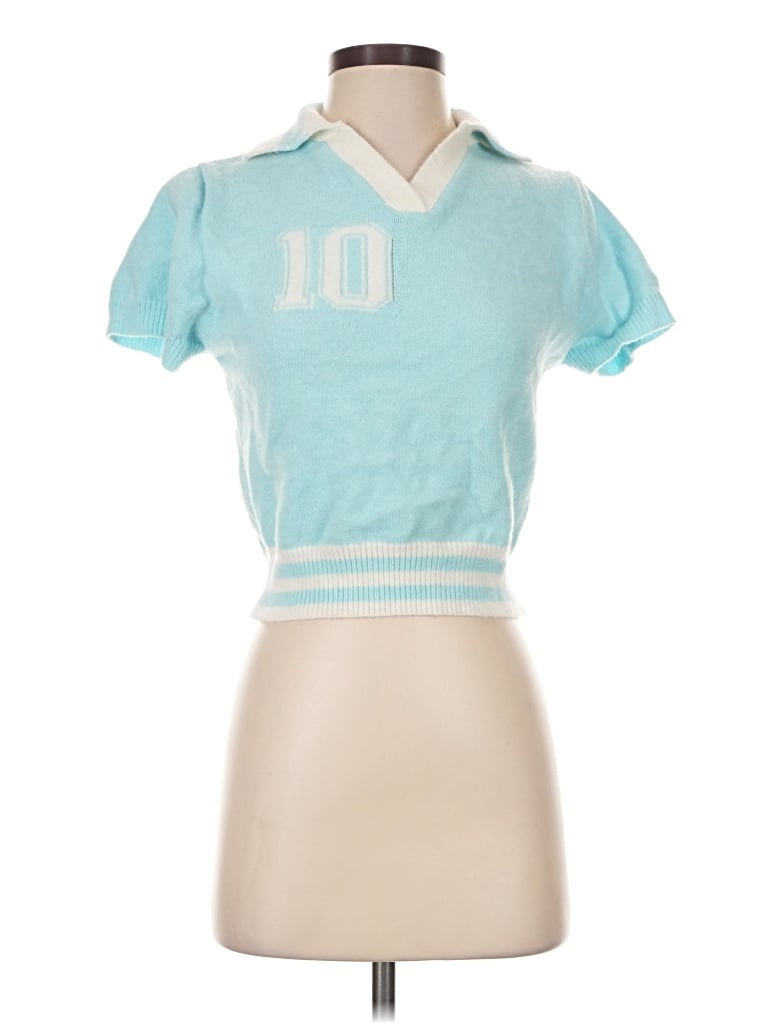 Pre-owned Daisy Sweater Vest In Teal