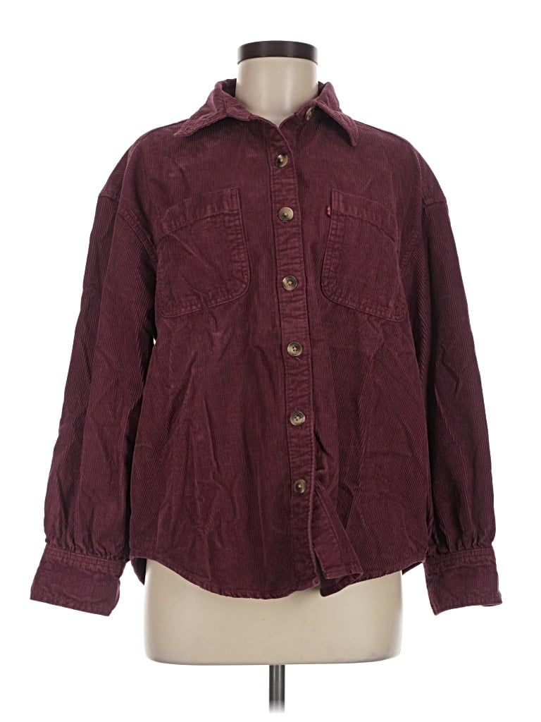 Pre-owned Levi's Jacket In Burgundy