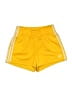 Adidas 100% Polyester Solid Yellow Athletic Shorts Size M - photo 1